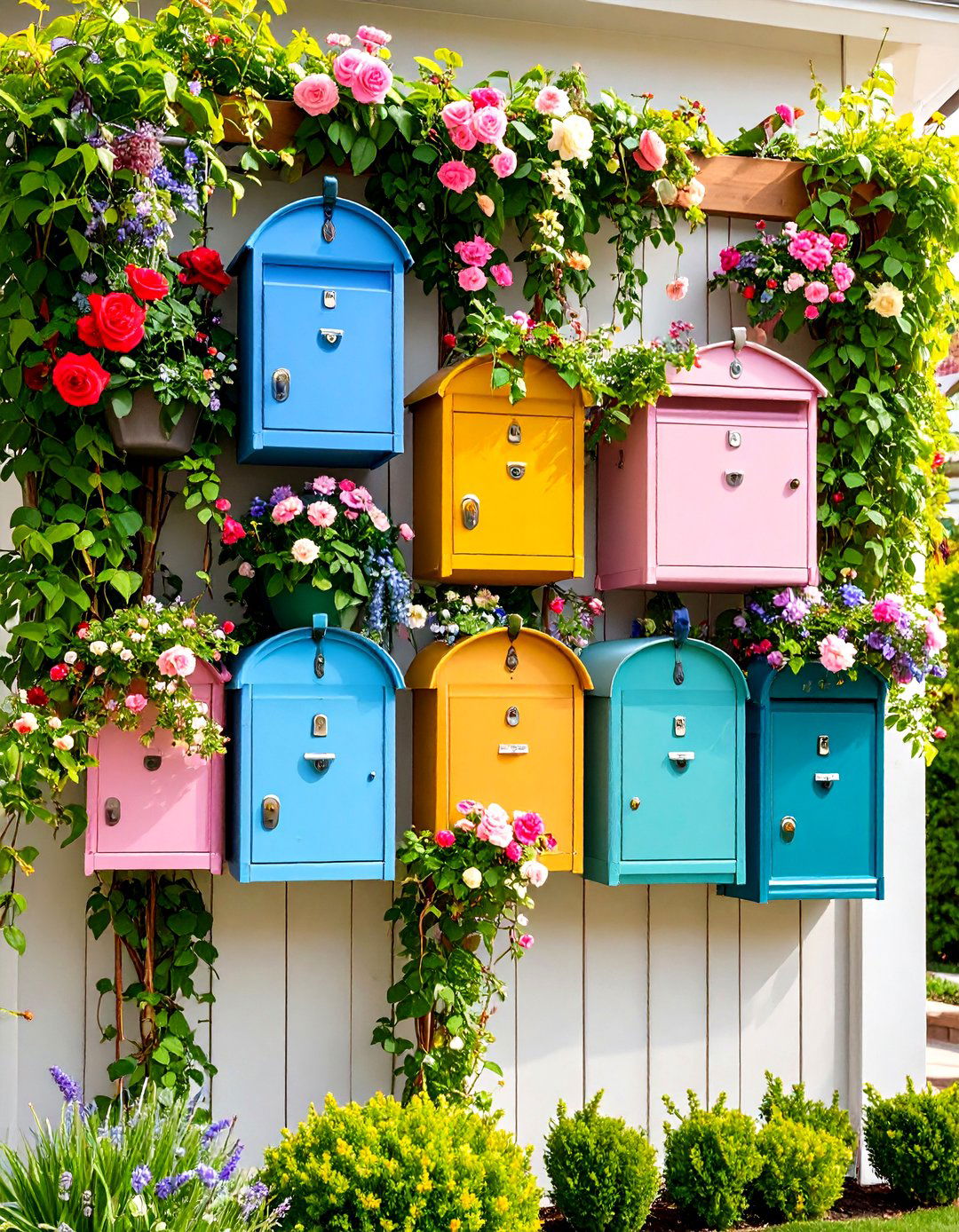 Vertical Climbing Mailbox Landscaping - 20 Mailbox Landscaping Ideas