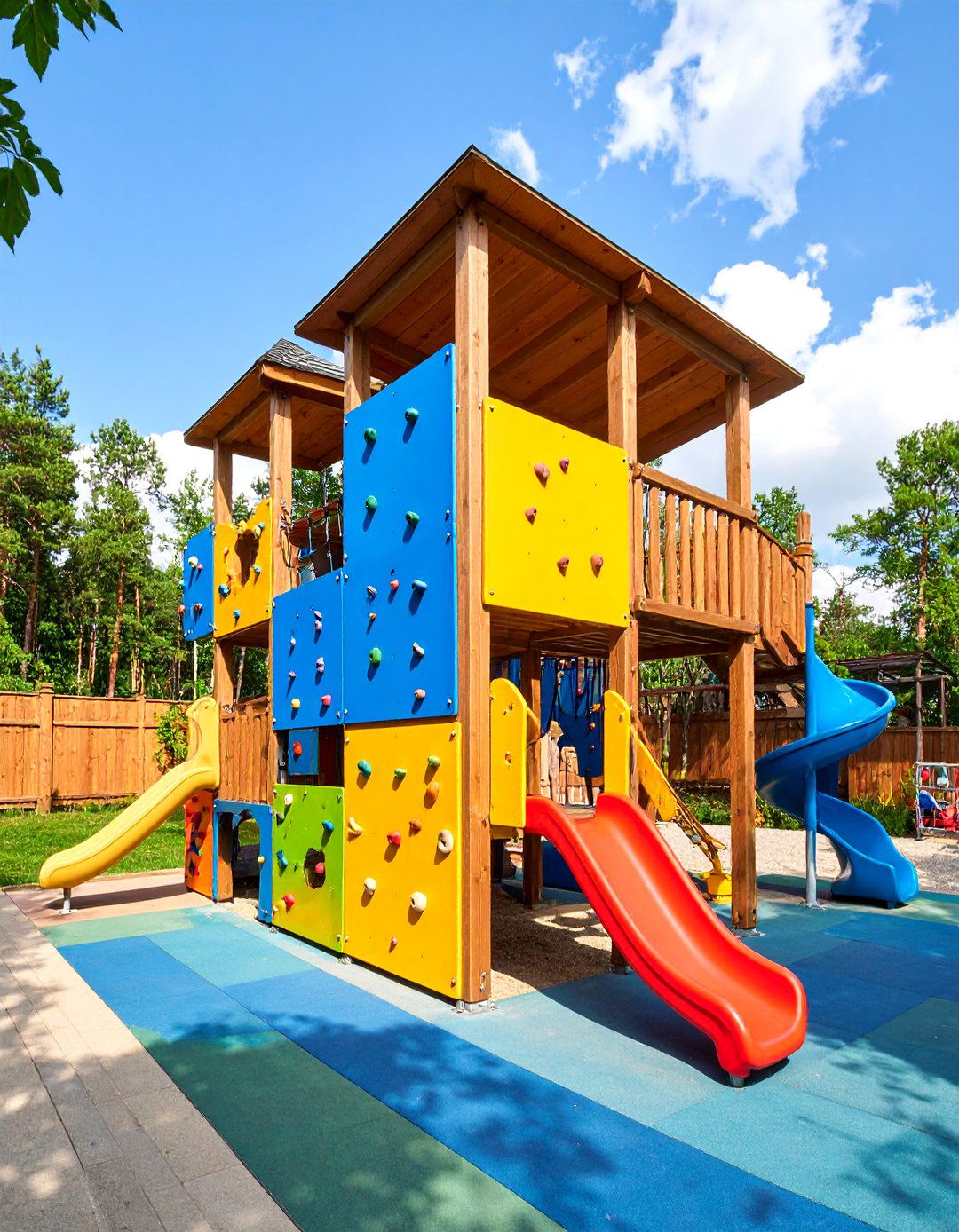 Vertical Climbing Wall Outdoor Catio - 20 Outdoor Catio Ideas