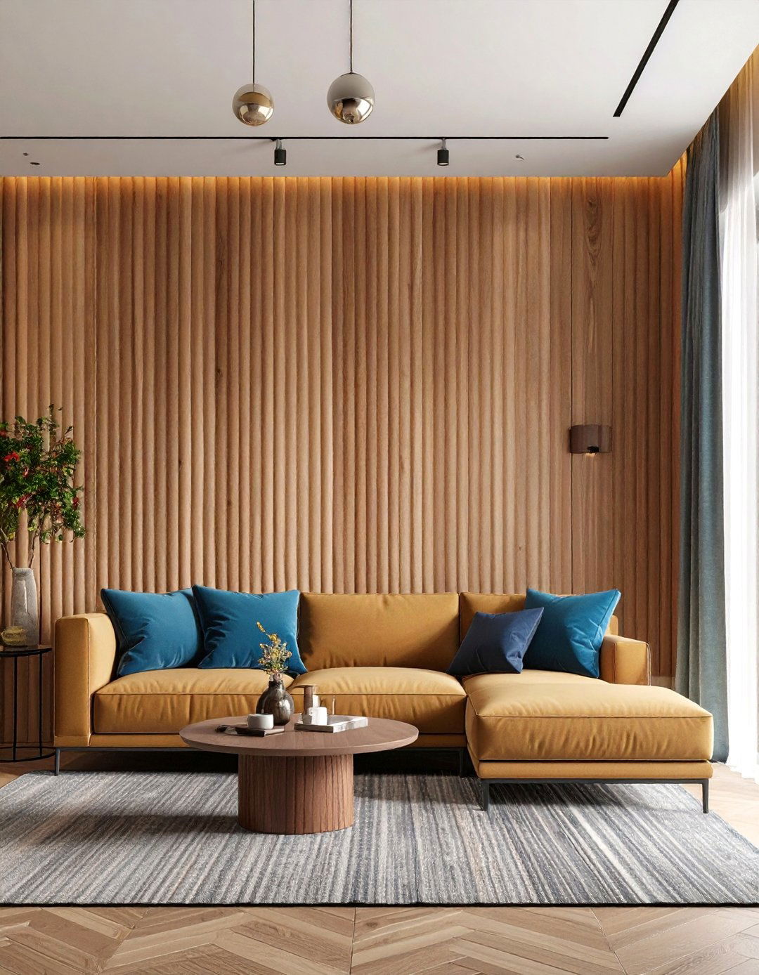 Vertical Floor to Ceiling Beadboard Statement Wall - 20 Beadboard Wall Ideas