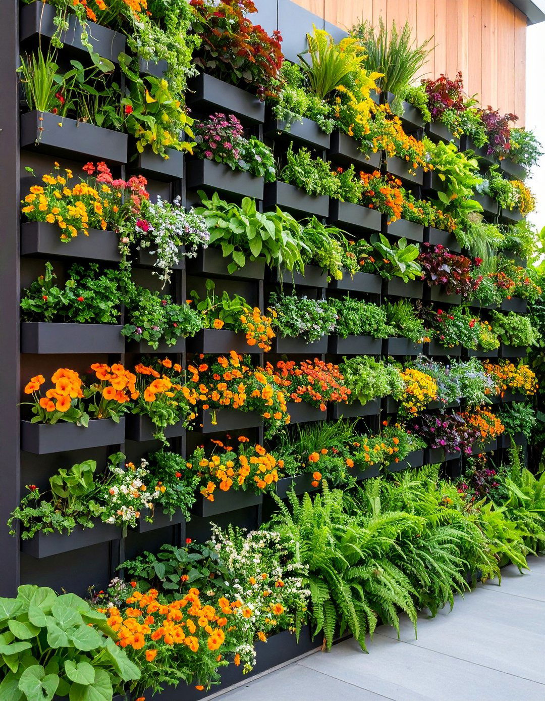 Vertical Flower Garden Wall for Small Spaces - 20 Flower Garden Ideas