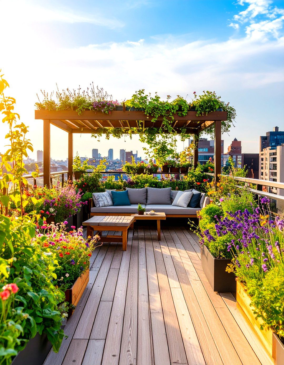 Vertical Garden Rooftop Deck - 20 Rooftop Deck Ideas
