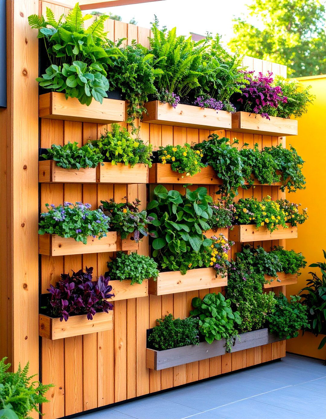 Vertical Garden Walls - 20 Tropical Patio Ideas