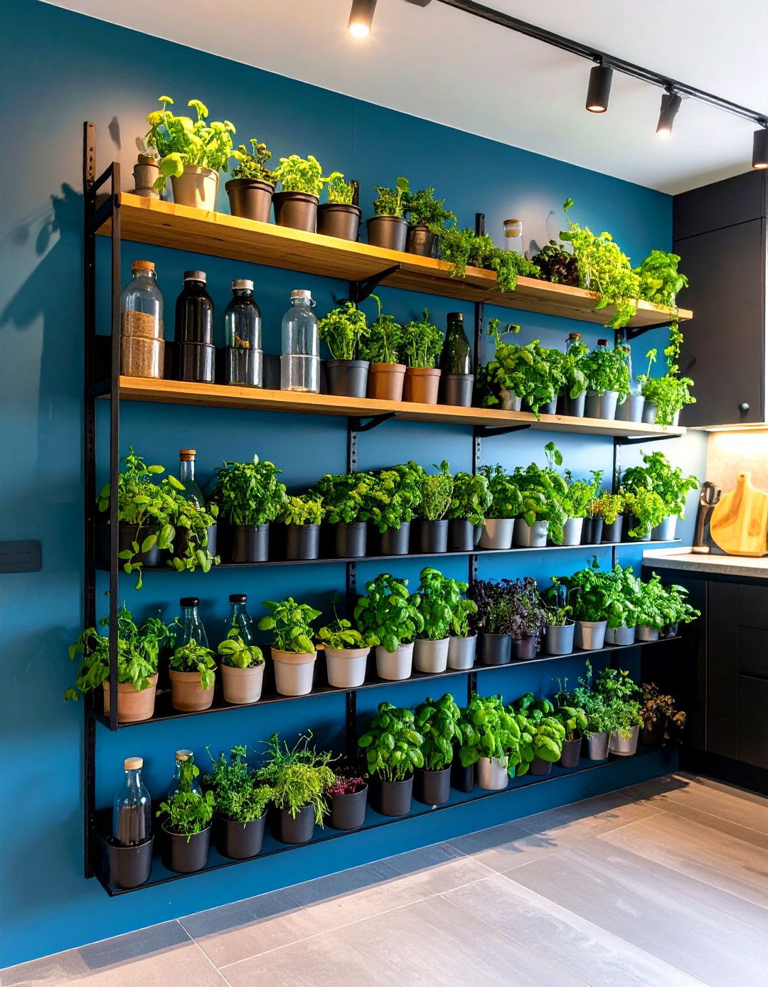 Vertical Herb Garden - 20 Small Outdoor Kitchen Ideas
