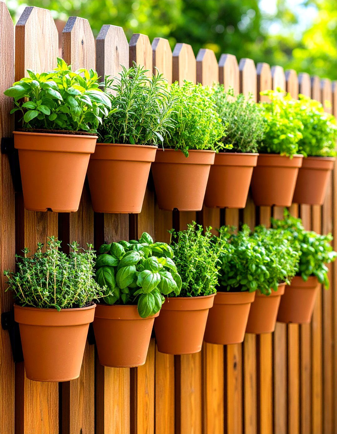Vertical Herb Walls - 20 Spring Garden Ideas