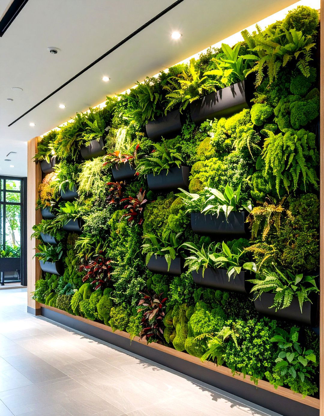 Vertical Living Walls - 20 Spa Decor Ideas