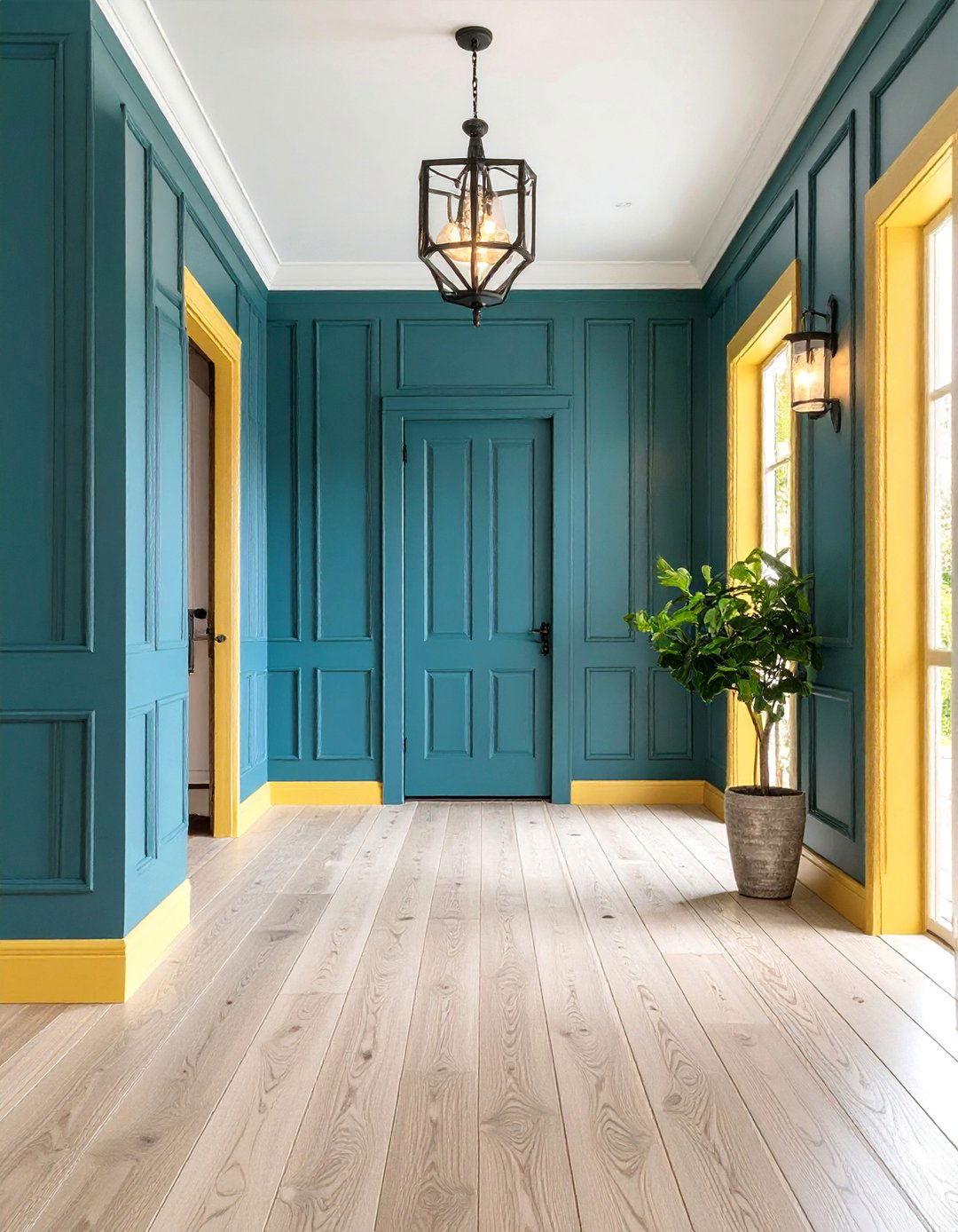 Vertical Planked Wainscoting - 20 Wainscoting Entryway Ideas