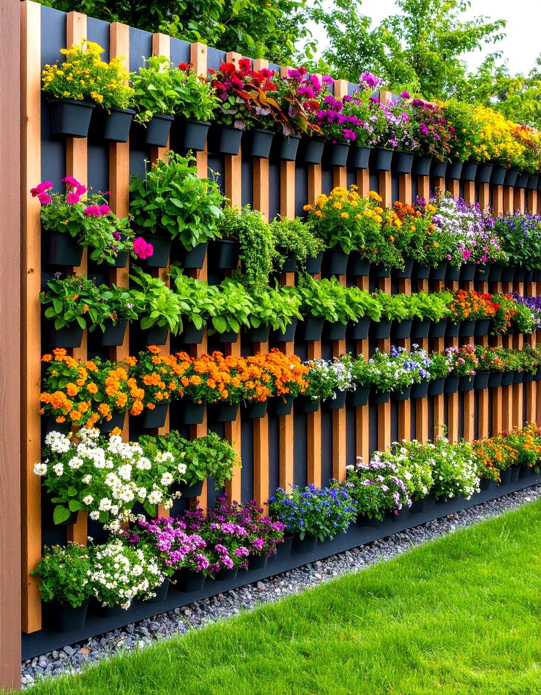 Vertical Plant Wall Magic for Small Garden Growth - 20 Modern Small Garden Ideas