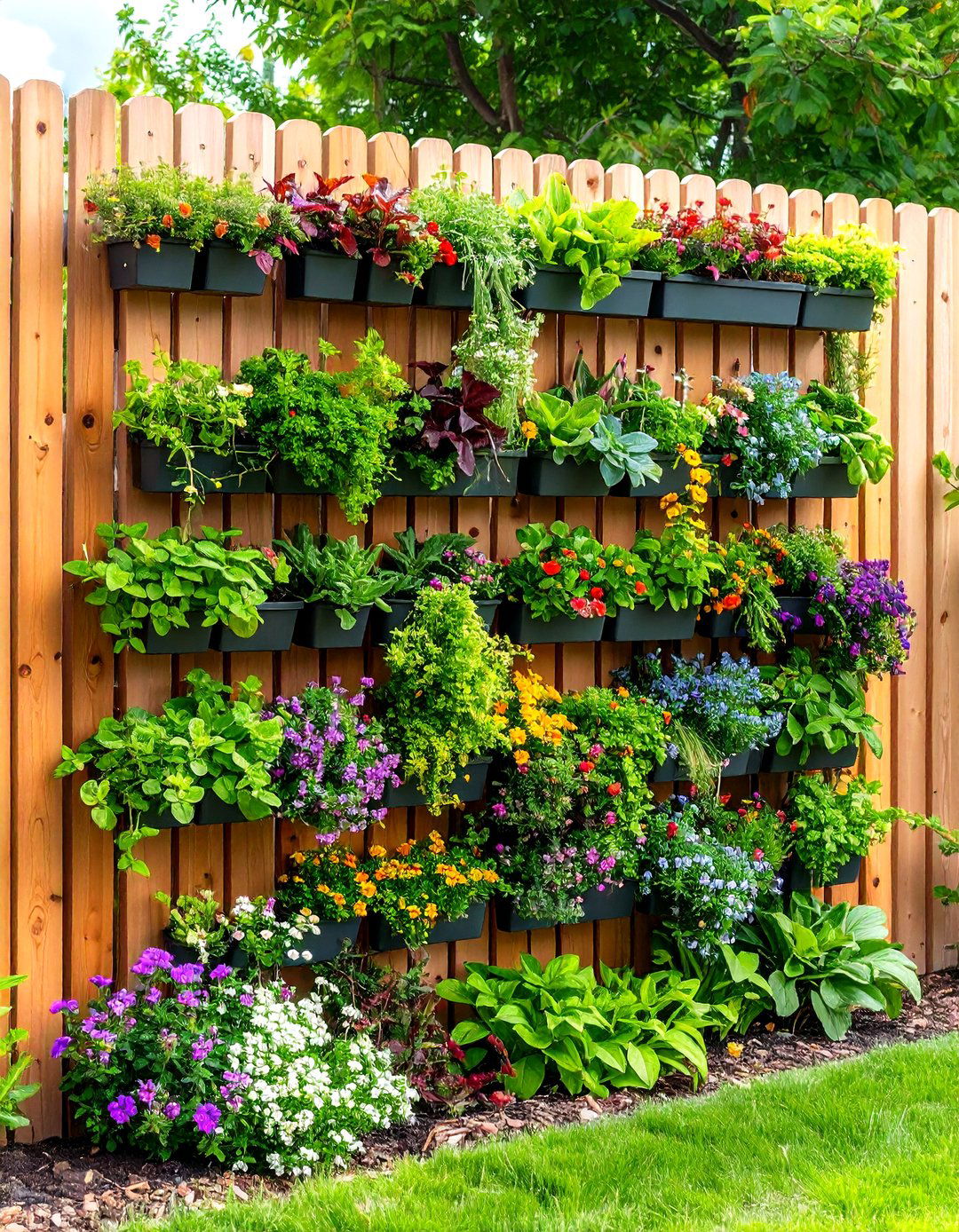 Vertical Planter Walls - 20 Small Porch Ideas
