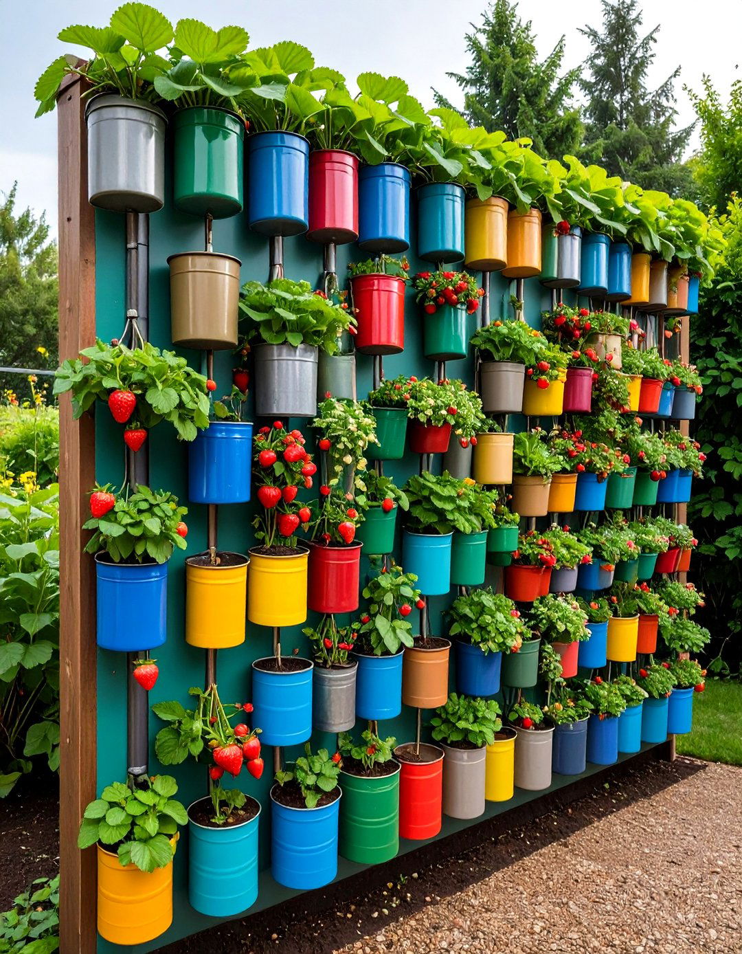 Vertical Pot Painting Wall Art Nursery Garden - 25 Nursery Garden Ideas