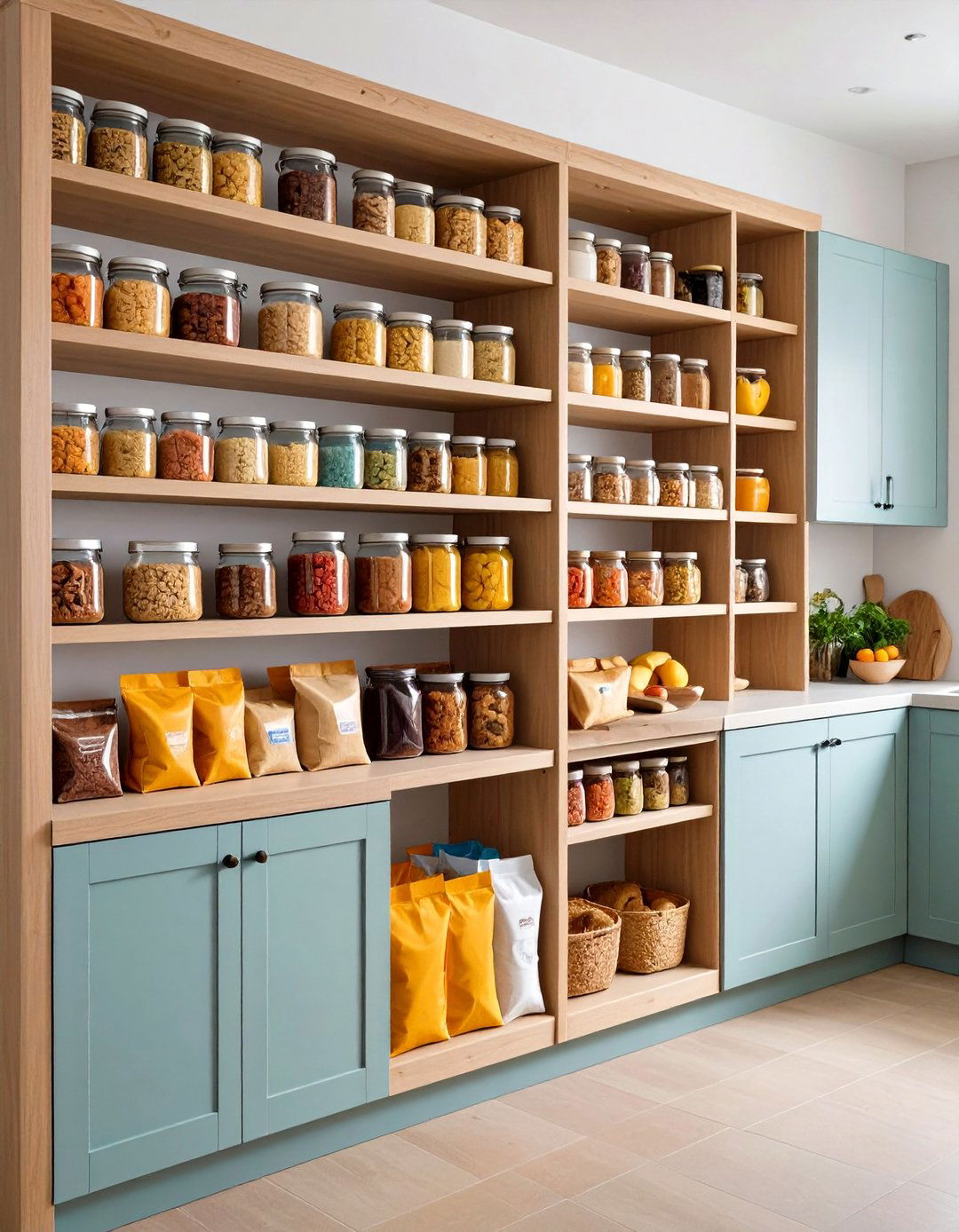 Vertical Pull Out Racks - 20 Snack Storage Ideas