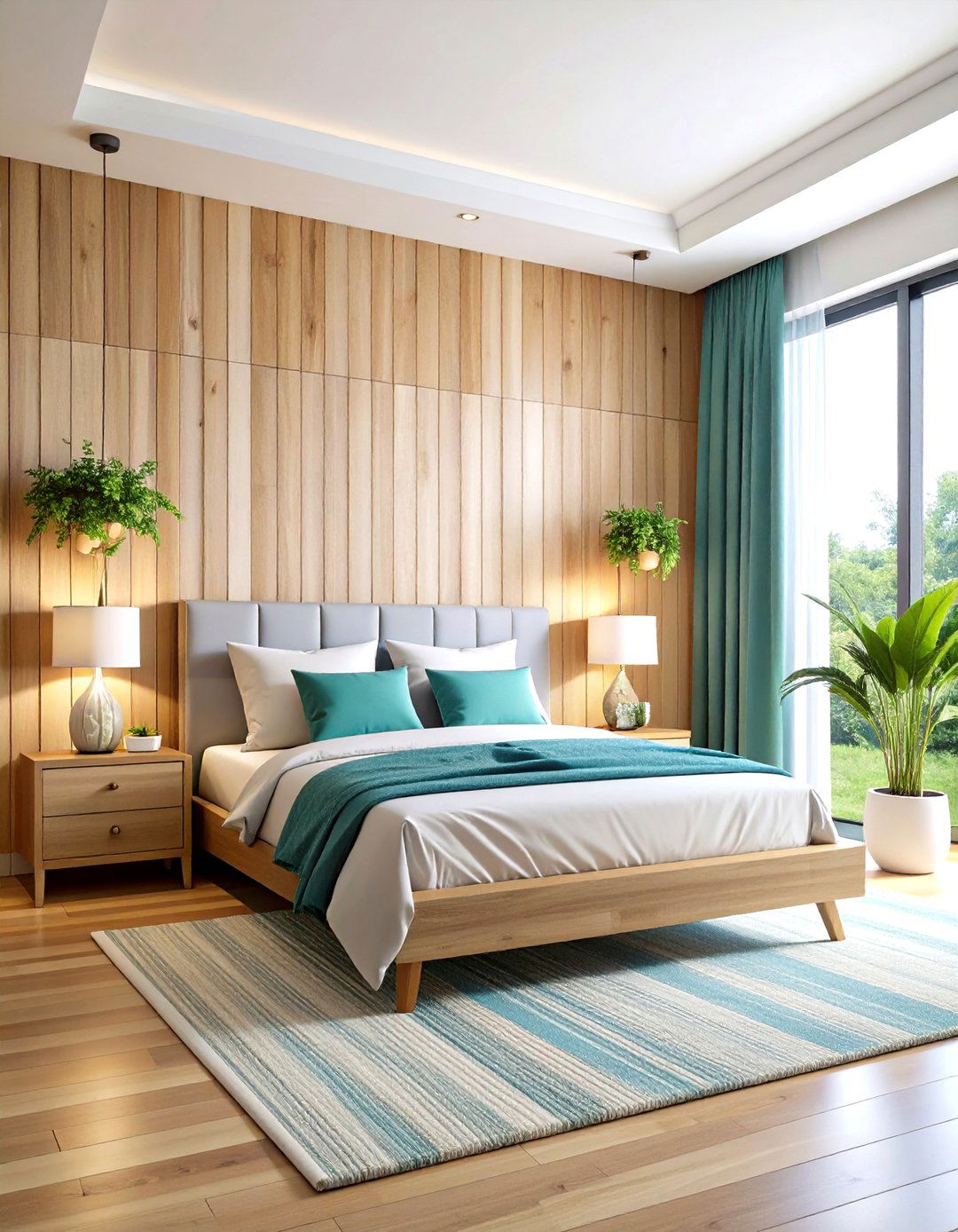 Vertical Shiplap Wood Trim Accent Wall - 20 Wood Trim Accent Wall Ideas