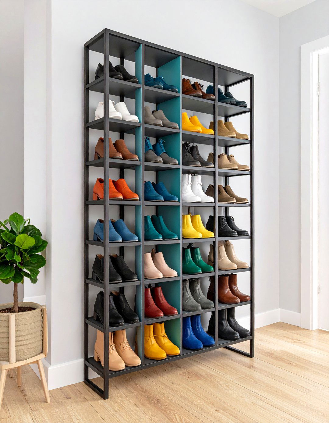 Vertical Shoe Racks - 20 Storage Ideas