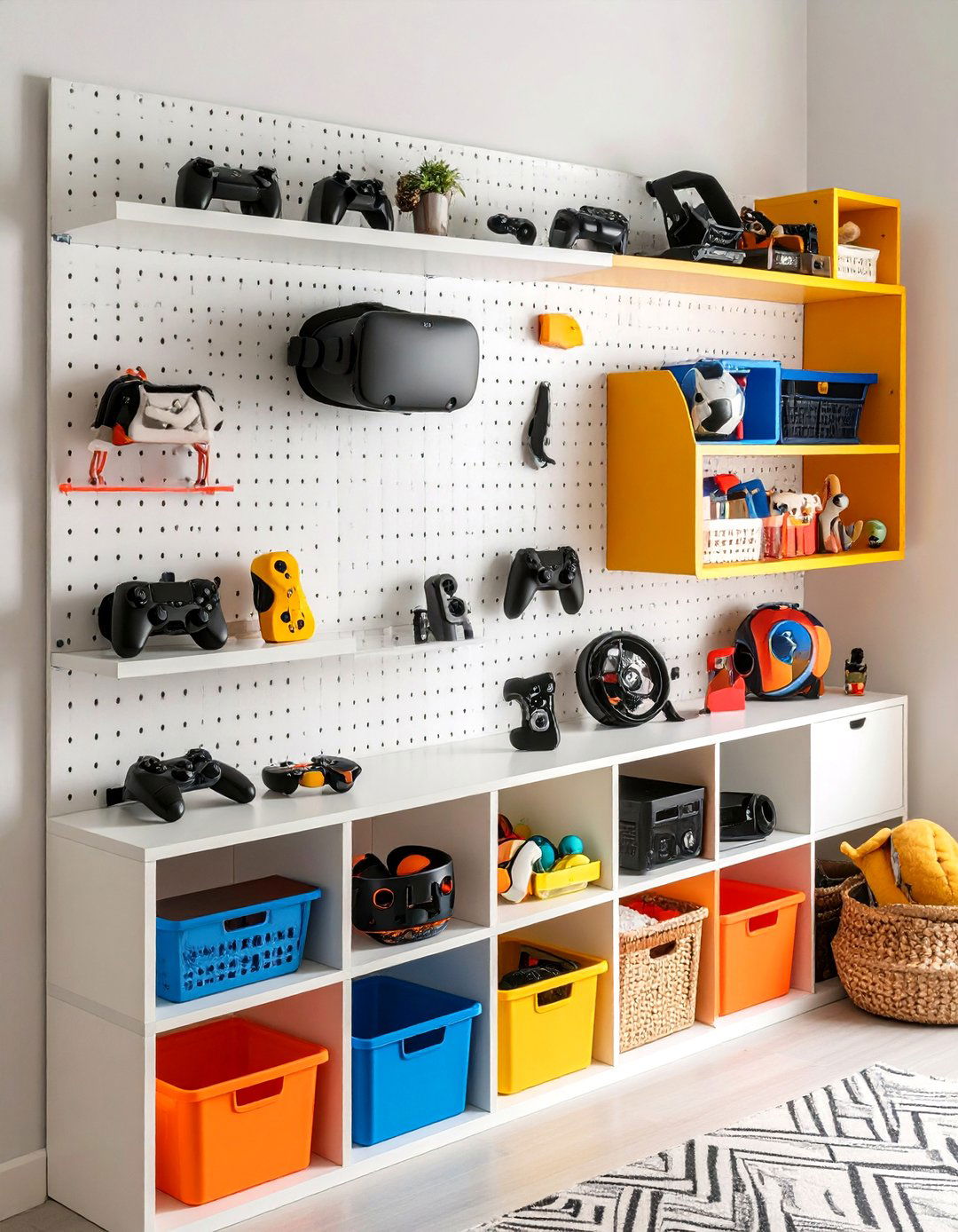 Vertical Storage Solutions - 20 Small Game Room Ideas