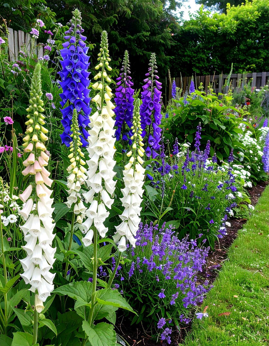 Vibrant Color Palette - 20 Secret Garden Ideas