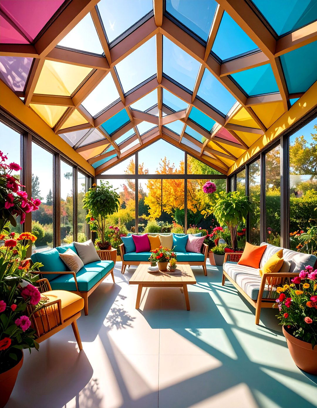 Vibrant Lime Green - 20 Sunroom Color Ideas