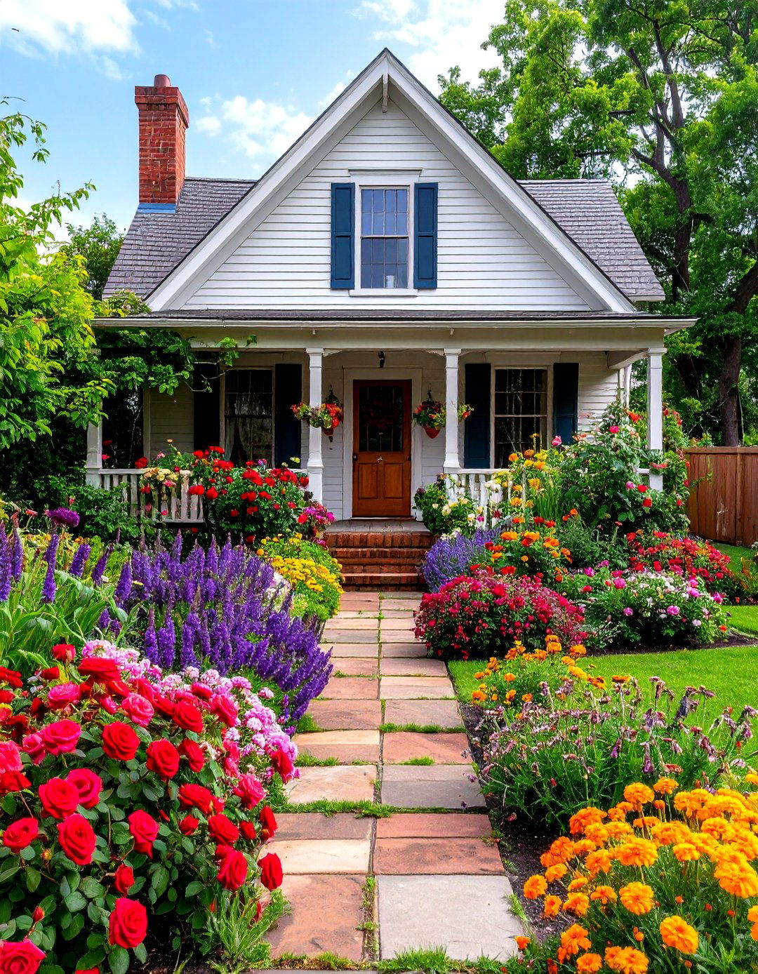 Victorian Color Palette Planting - 20 Victorian Front Garden Ideas