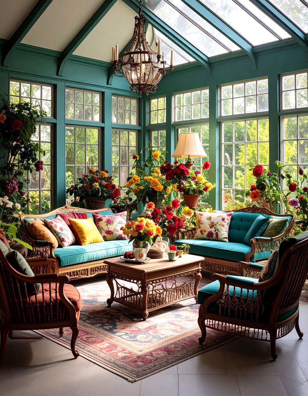 Victorian Color Palette - 20 Victorian Sunroom Ideas