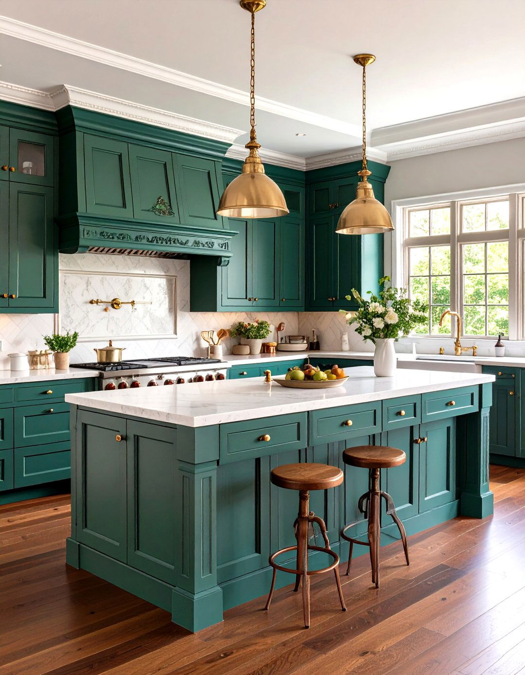 Victorian Era Kitchen with Butcher Block Countertops - 20 Kitchens With Butcher Block Countertops