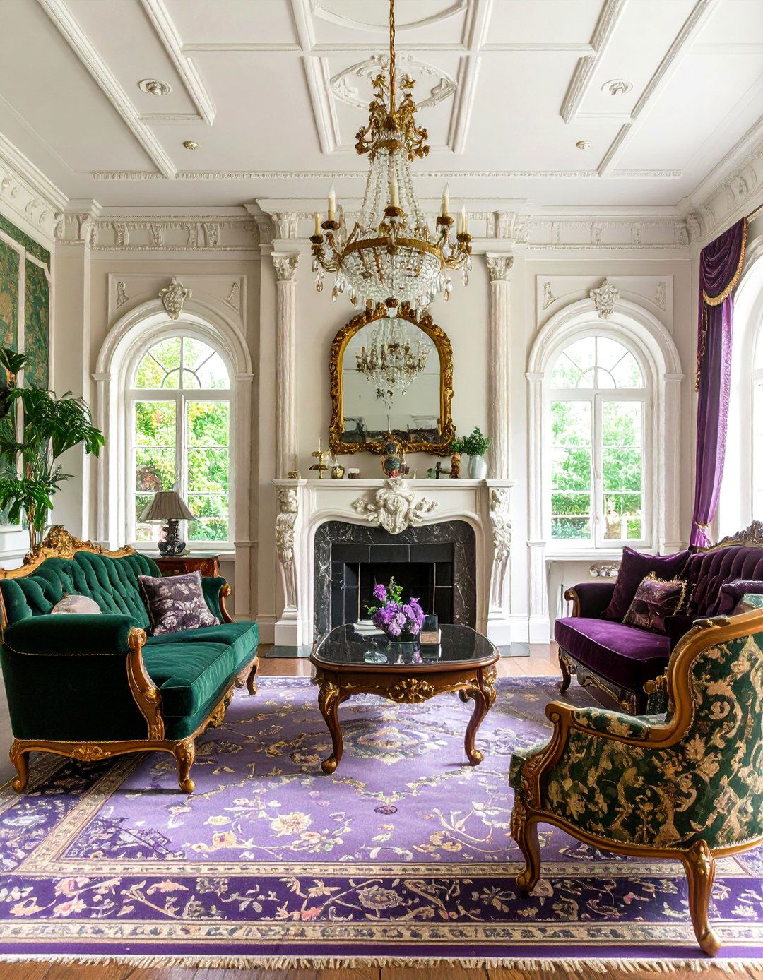 Victorian Inspired Rooms With Fireplaces With Vaulted Ceilings and Ornate Details - 20 Rooms With Fireplaces With Vaulted Ceilings Features