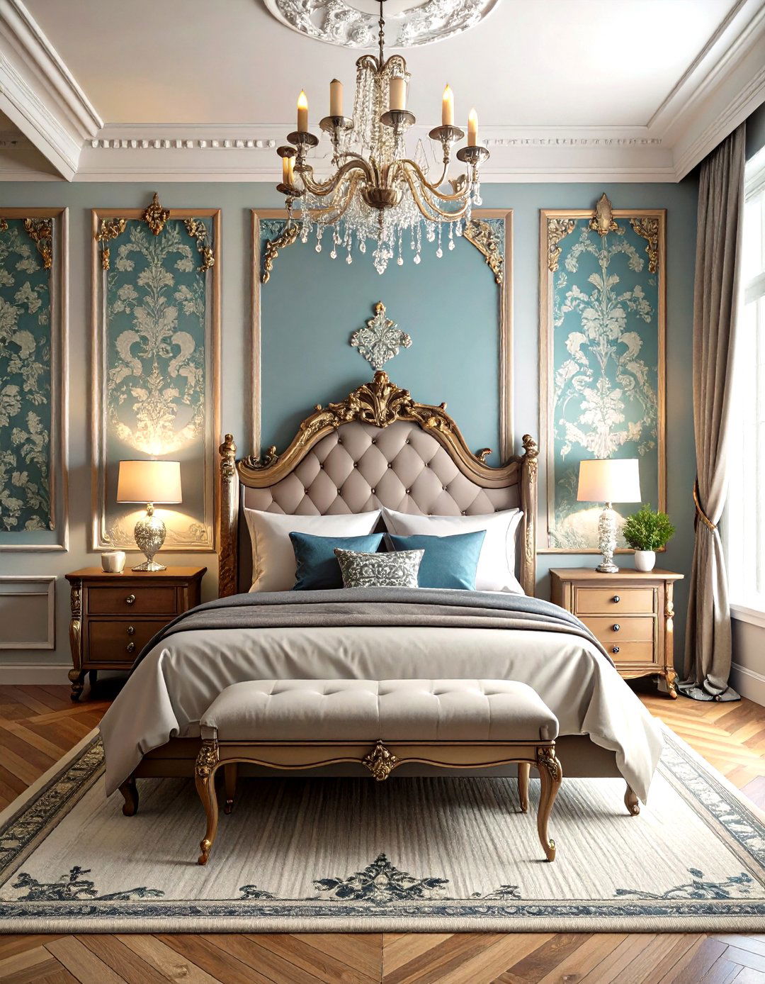 Victorian Inspired Wallpaper - 20 Vampire Bedroom Ideas