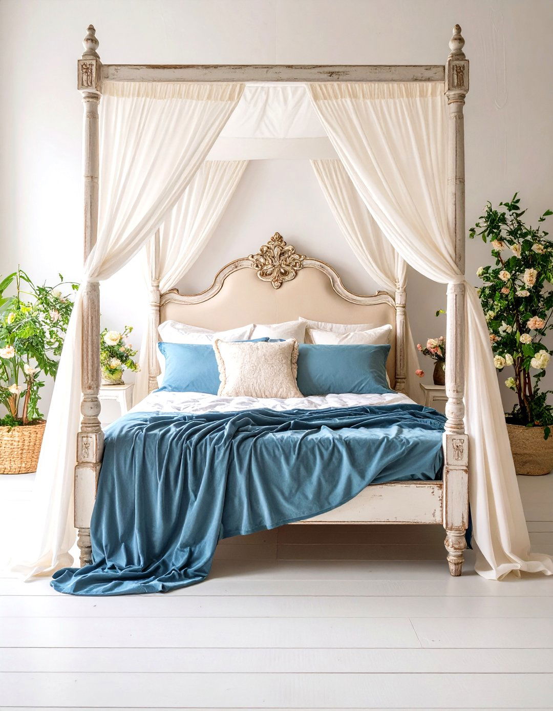 Victorian Ornate Canopy Bed - 20 Canopy Bed Ideas
