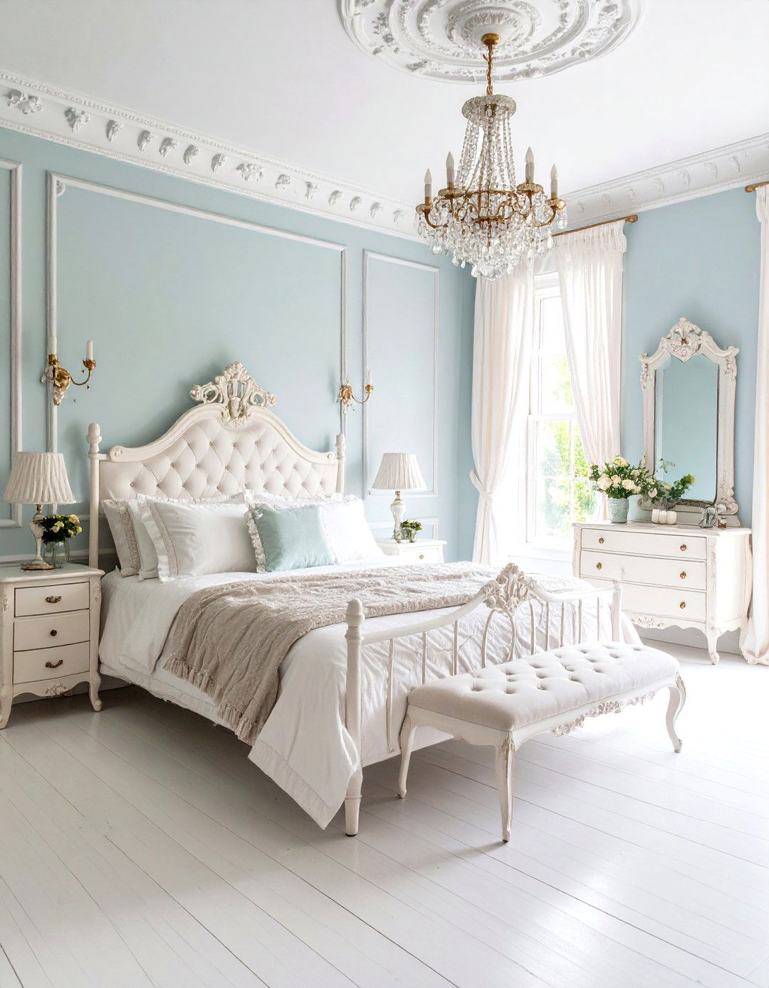 Victorian White Bedroom - 20 White Bedroom Ideas