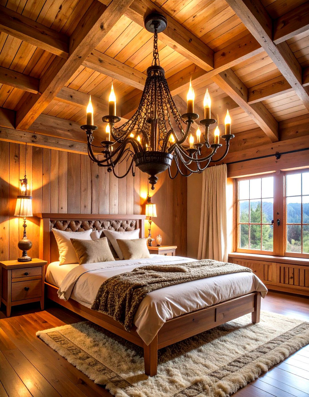 Viking Inspired Lighting Fixtures - 20 Viking Bedroom Ideas