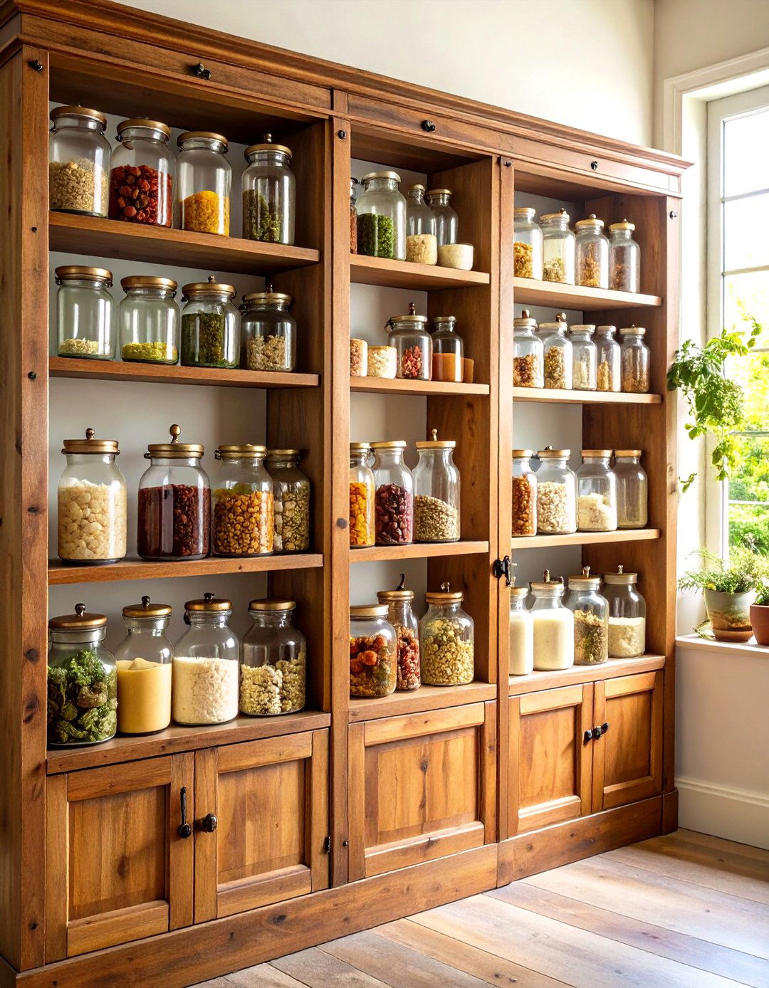 Vintage Apothecary Pantry Shelving Style - 20 Pantry Shelving Ideas