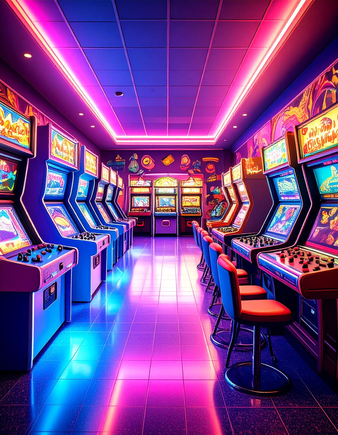 Vintage Arcade Man Cave Playground - 20 Man Cave Design Ideas