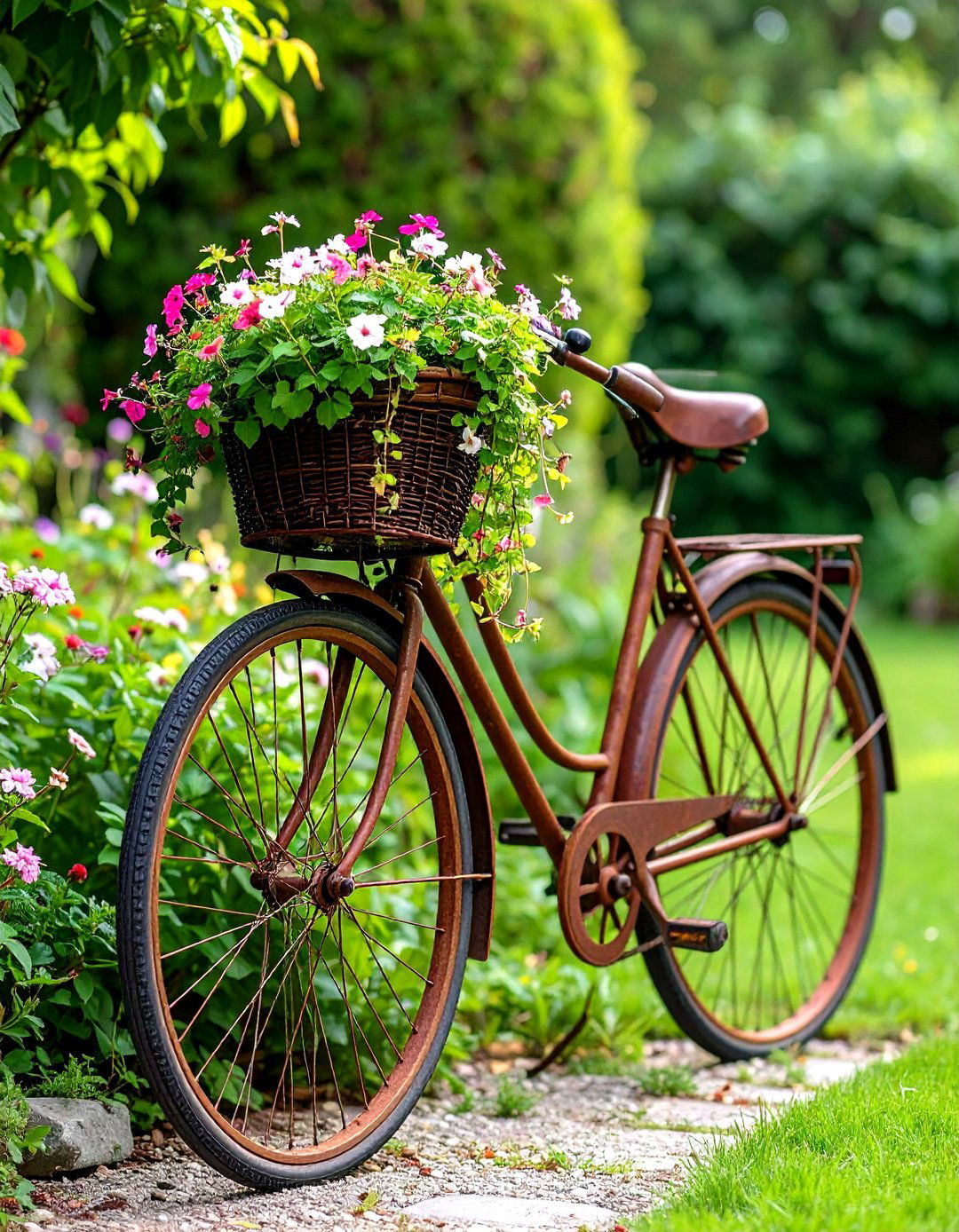 Vintage Bike - 20 Vintage Garden Ideas