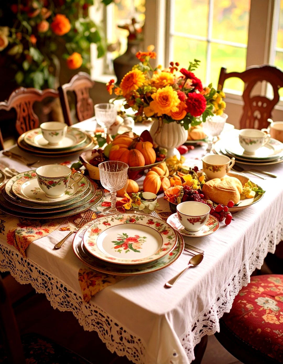 Vintage China Revival - 20 Thanksgiving Table Settings