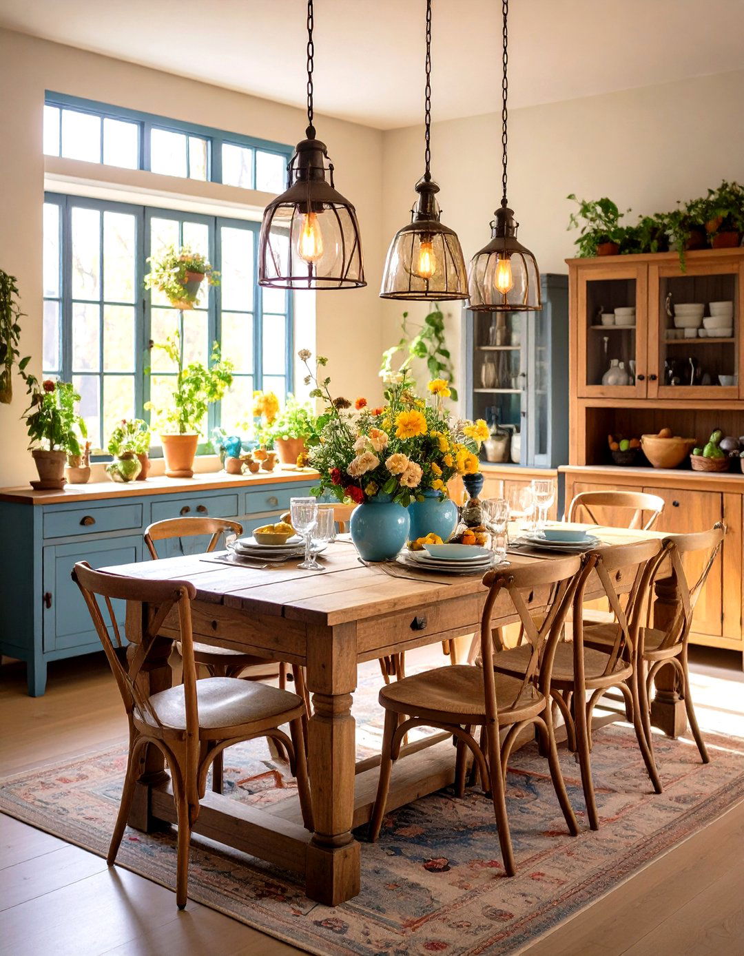 Vintage Dressers Bring Character to Dining Room Storage - 20 Dining Room Storage Ideas