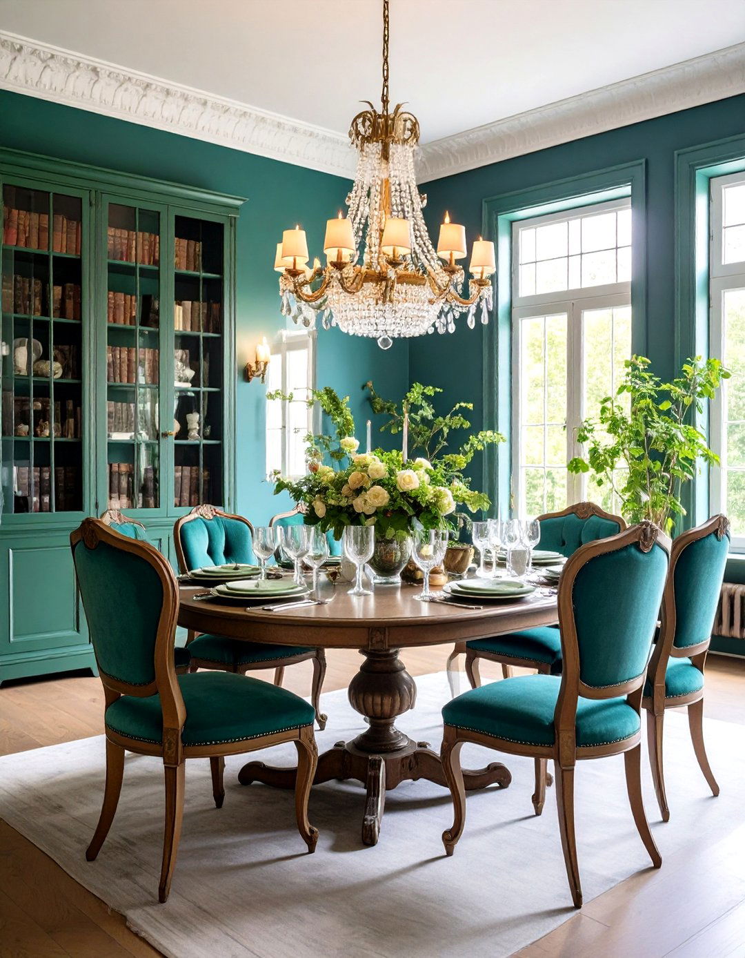 Vintage Eclectic Library Dining Room Style - 20 Library Dining Room Combo Ideas