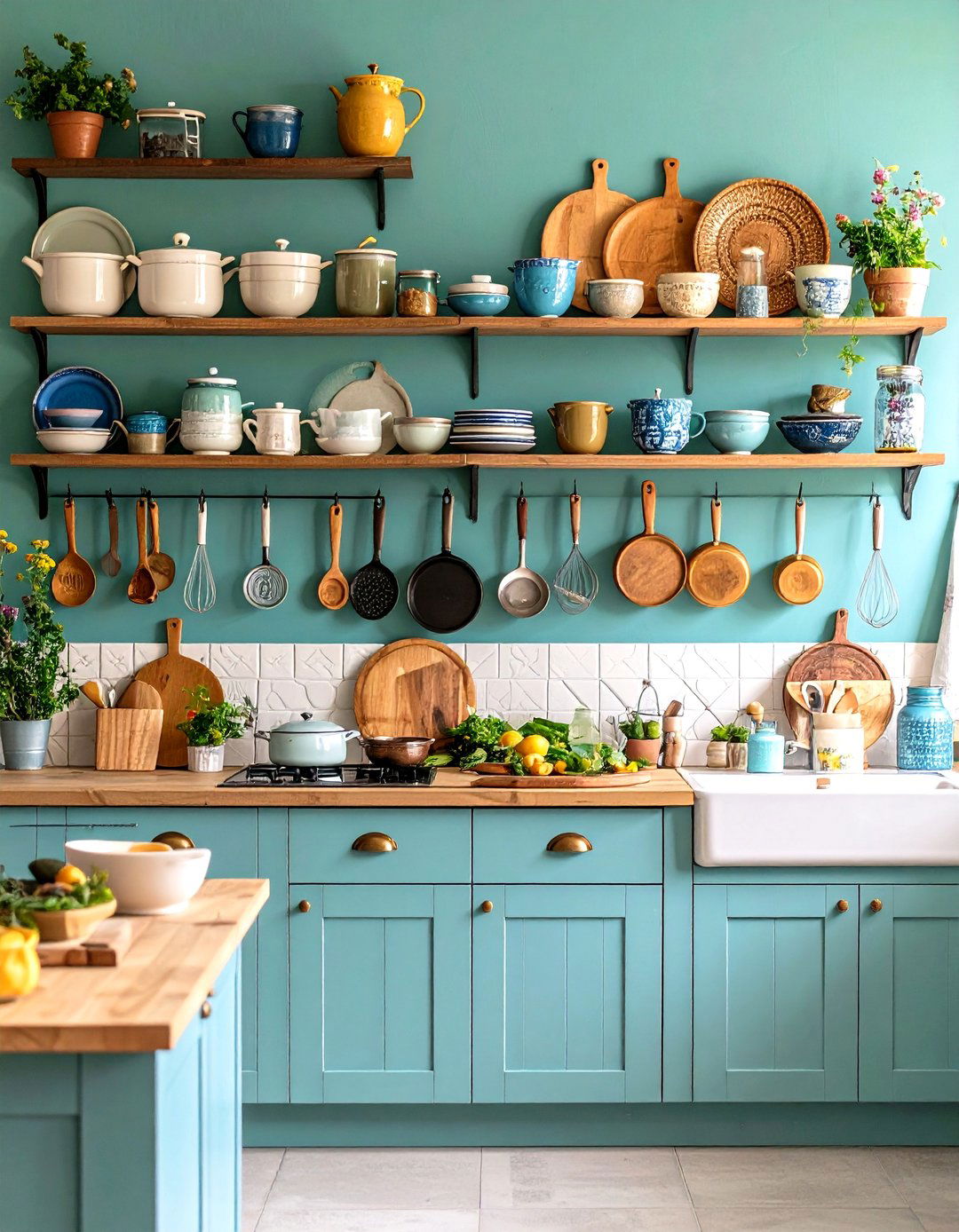 Vintage Farmhouse Kitchen Collections and Display Ideas - 20 Farmhouse Kitchen Ideas