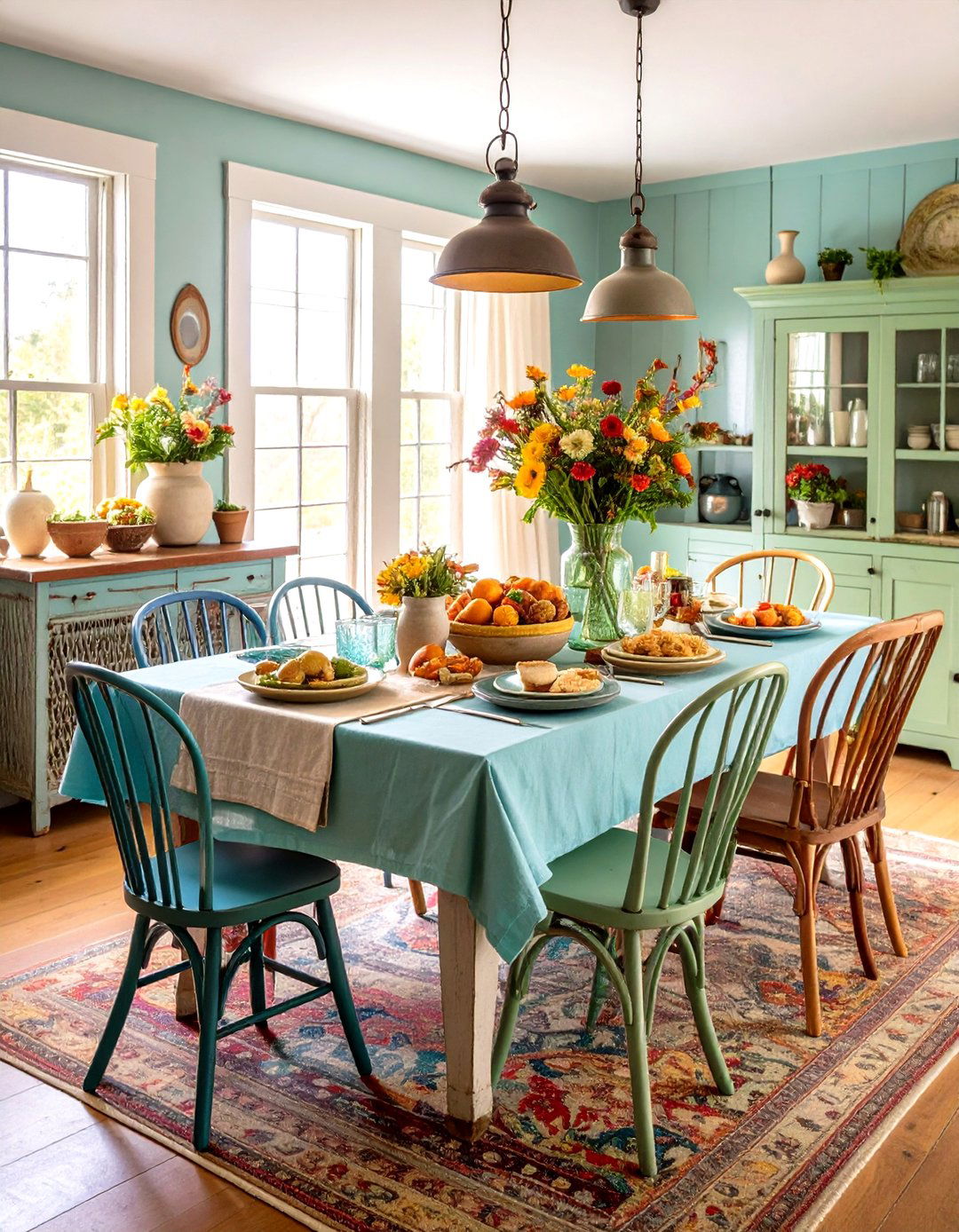 Vintage Farmhouse Rustic Dining Room Collection - 20 Rustic Dining Room Ideas