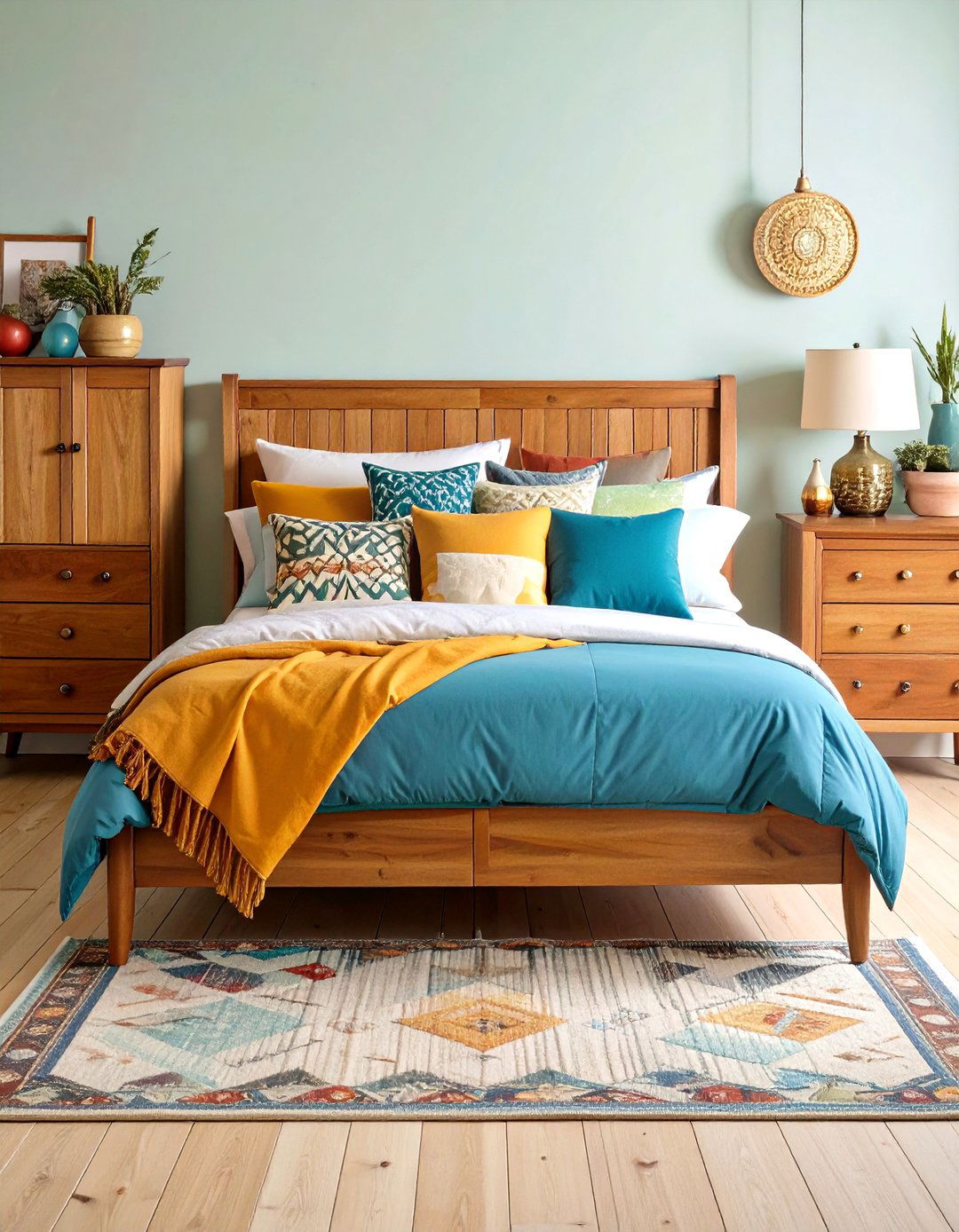Vintage Furniture Layers for Depth - 20 Eclectic Bedroom Ideas