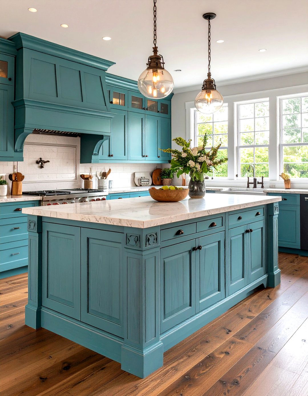 Vintage Furniture Style Kitchen Island - 20 Rustic Kitchen Island Ideas