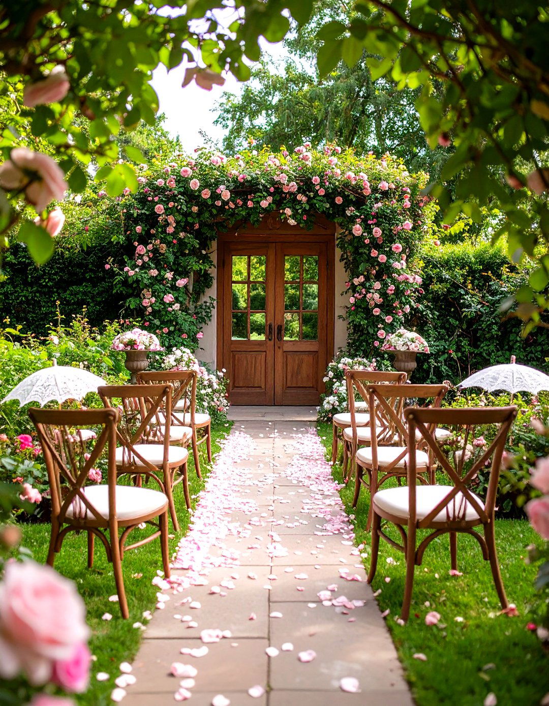 Vintage Garden Party Wedding Ceremony - 20 Wedding Ceremony Ideas