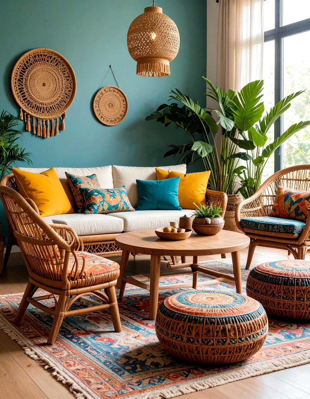 Vintage Global Furniture Brings Character to the Boho Living Room - 20 Boho Living Room Ideas