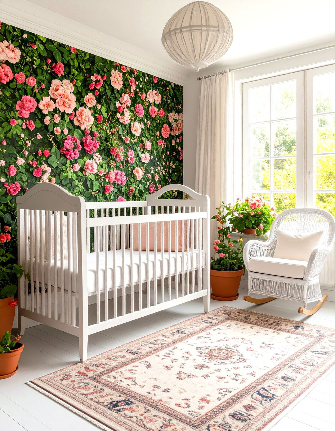 Vintage Greenhouse Pink and Green Nursery - 20 Pink and Green Nursery Ideas