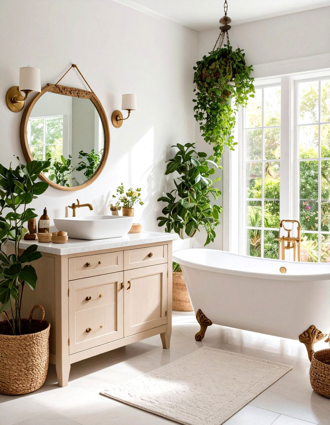 Vintage Hardware Mix for Personality - 20 Guest Bathroom Ideas