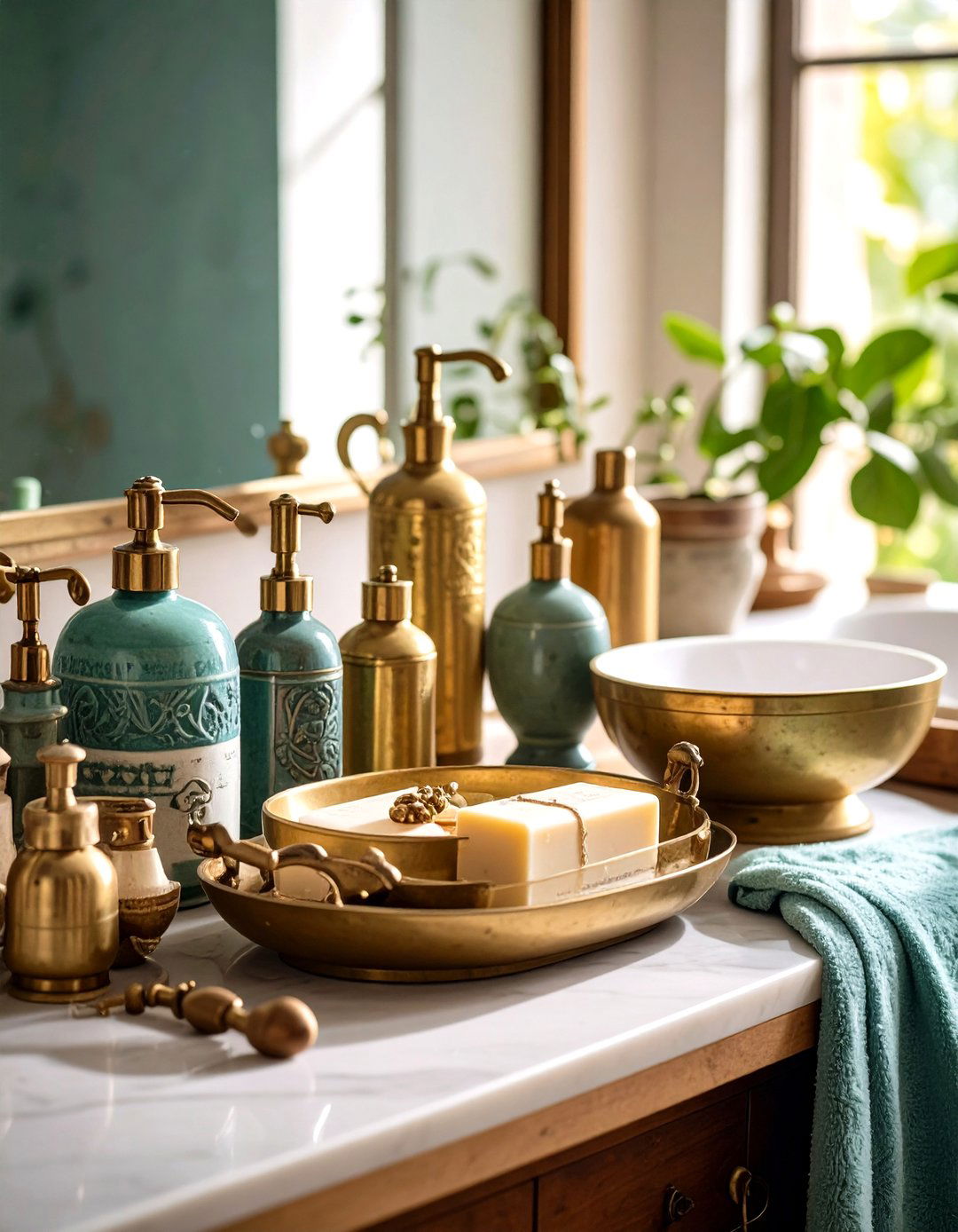 Vintage Hardware and Accessories - 20 Tuscan Bathroom Ideas