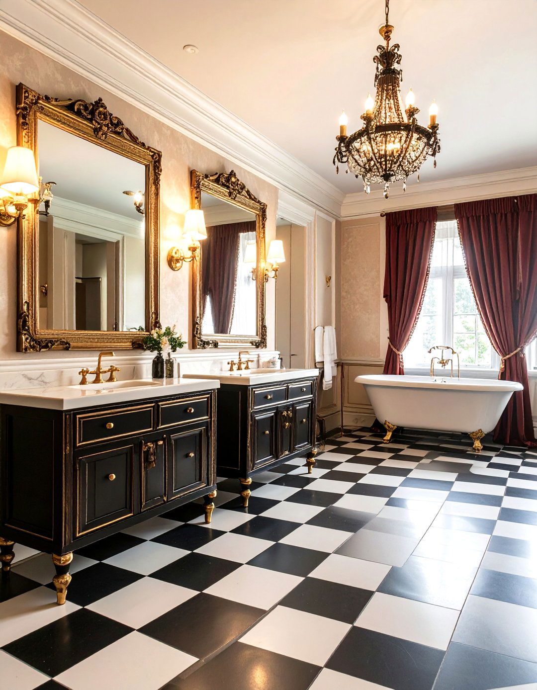Vintage Hollywood Restaurant Bathroom Glamour - 20 Restaurant Bathroom Ideas