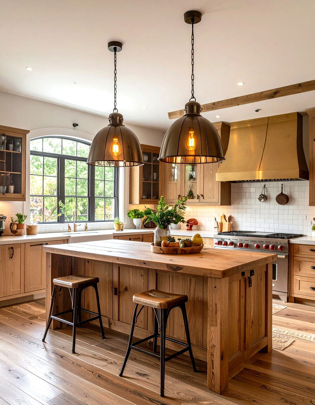 Vintage Industrial Farmhouse Kitchen Lighting - 20 Farmhouse Kitchen Ideas