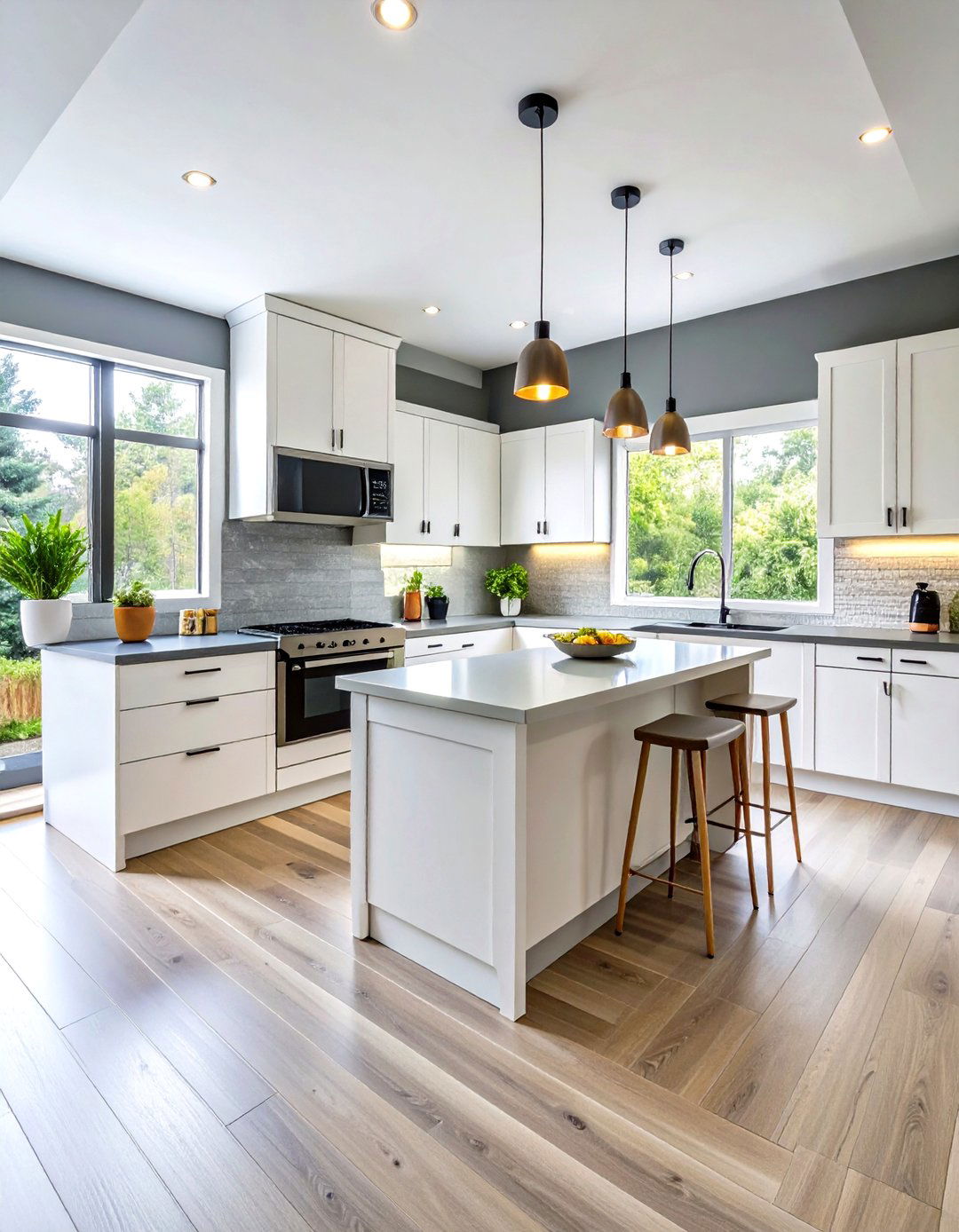 Vintage Inspired Linoleum Kitchen Flooring - 20 Linoleum Kitchen Flooring Ideas