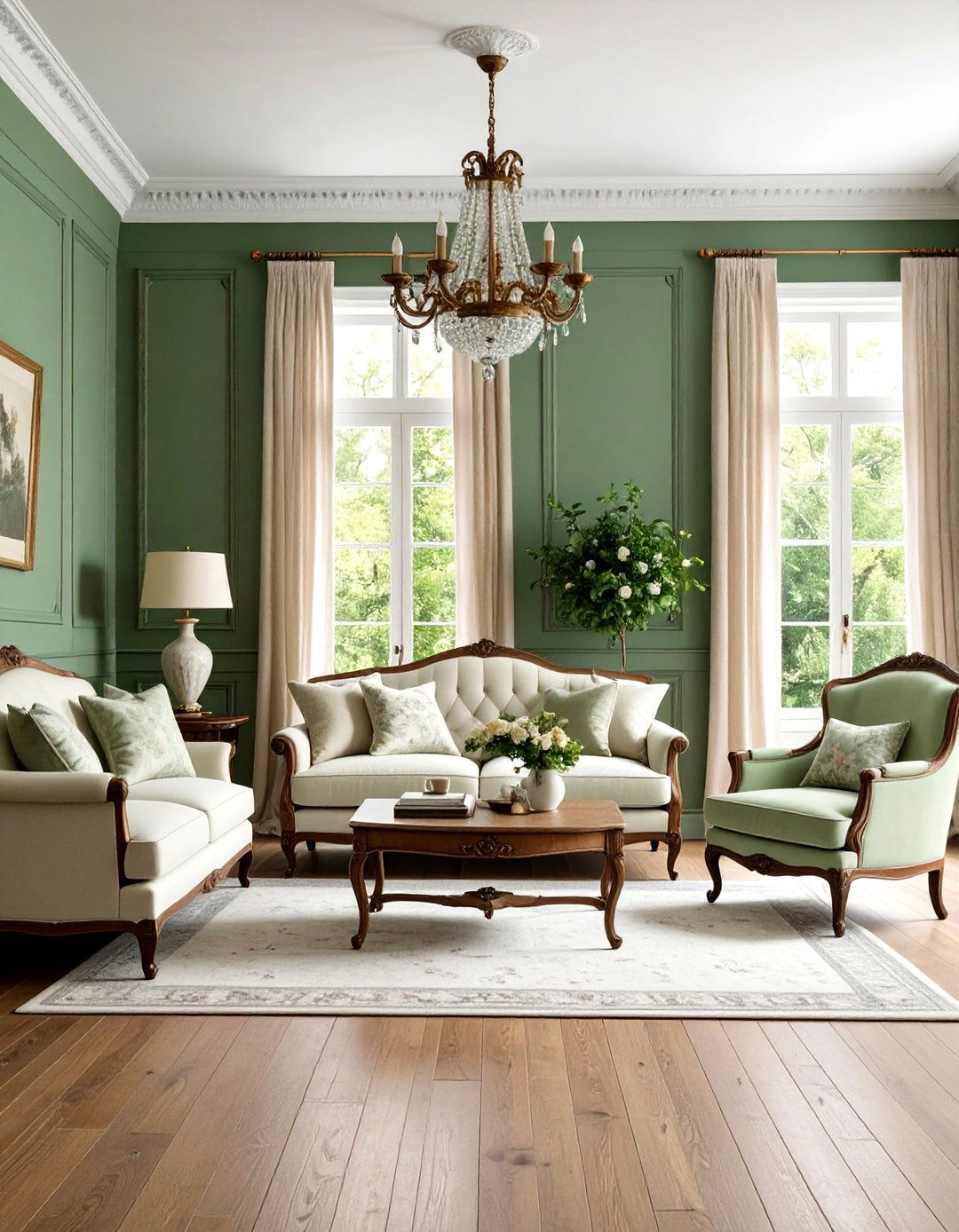 Vintage Inspired Living Room Wainscoting Romance - 20 Living Room Wainscoting Ideas