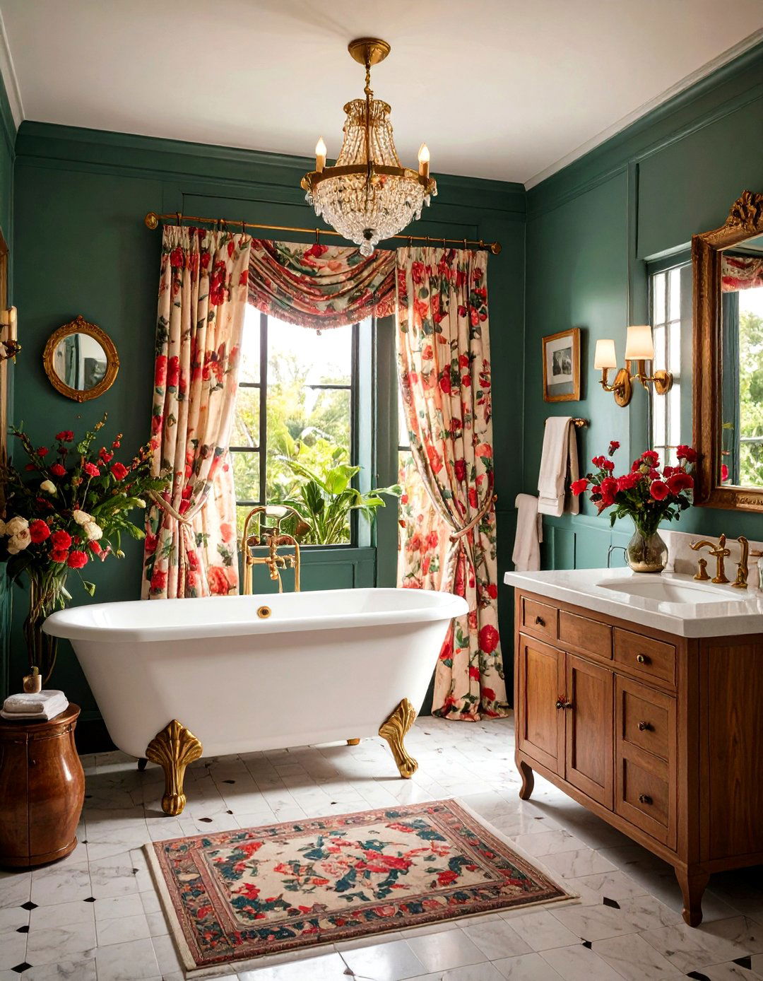 Vintage Inspired Patterns - 20 Shower Curtain Ideas