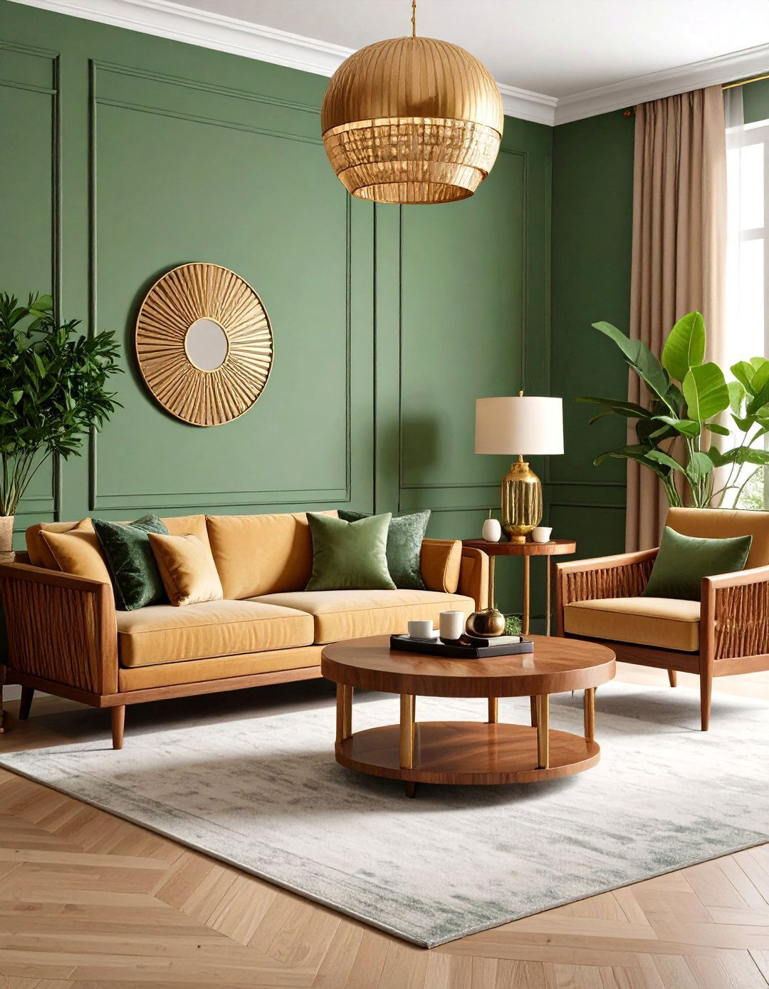 Vintage Inspired Sage Green Decor - 20 Sage Green Living Room Ideas