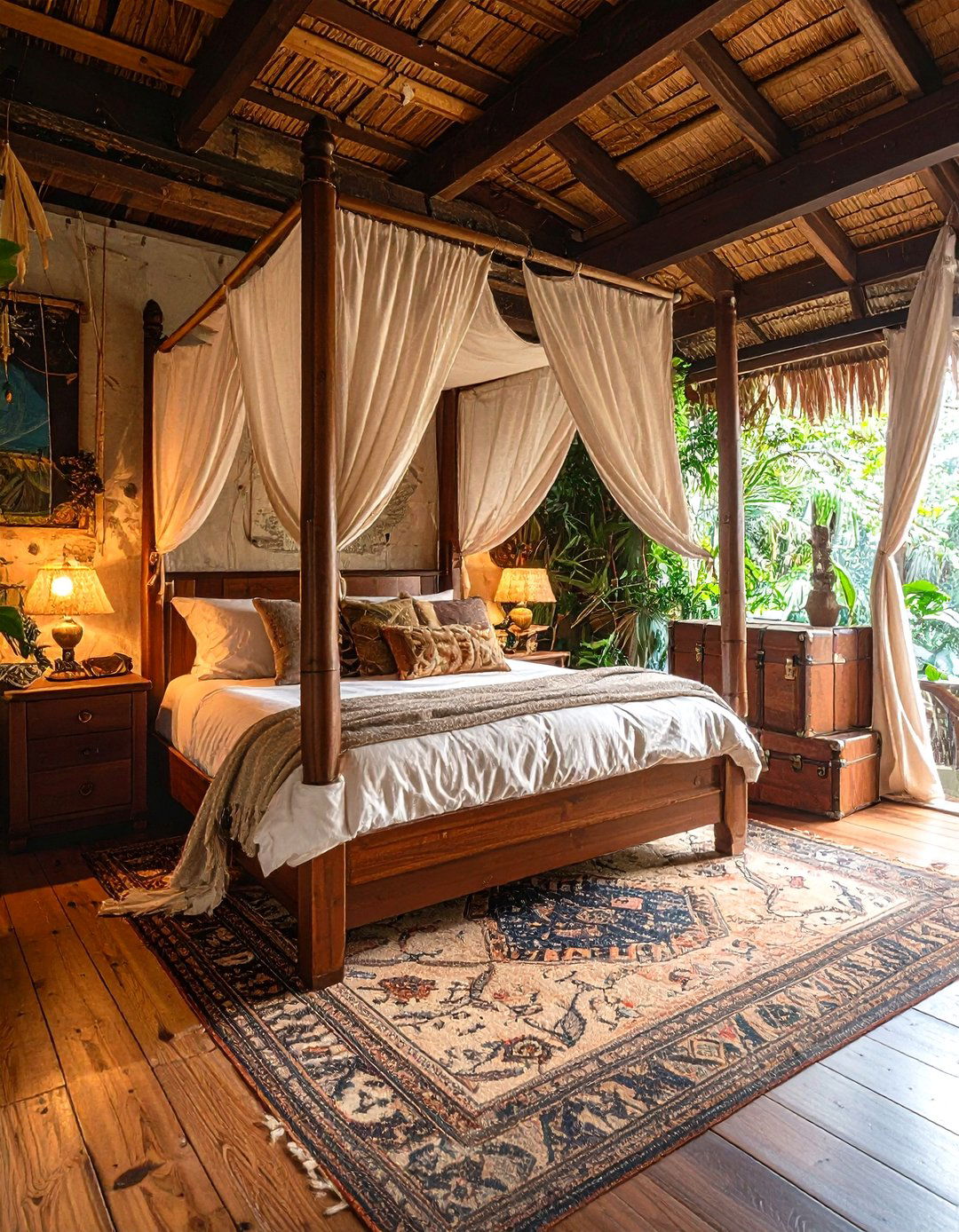 Vintage Jungle Explorer Jungle Themed Bedroom - 20 Jungle-themed Bedroom Ideas