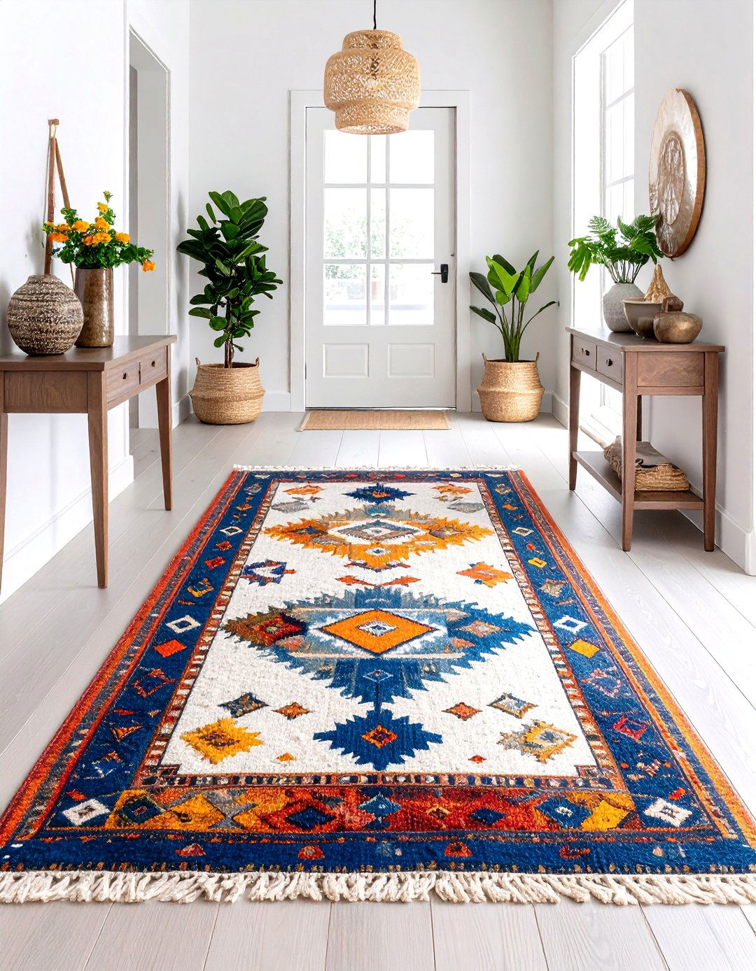 Vintage Kilim Flat Weave Boho Rug - 20 Boho Rug Ideas